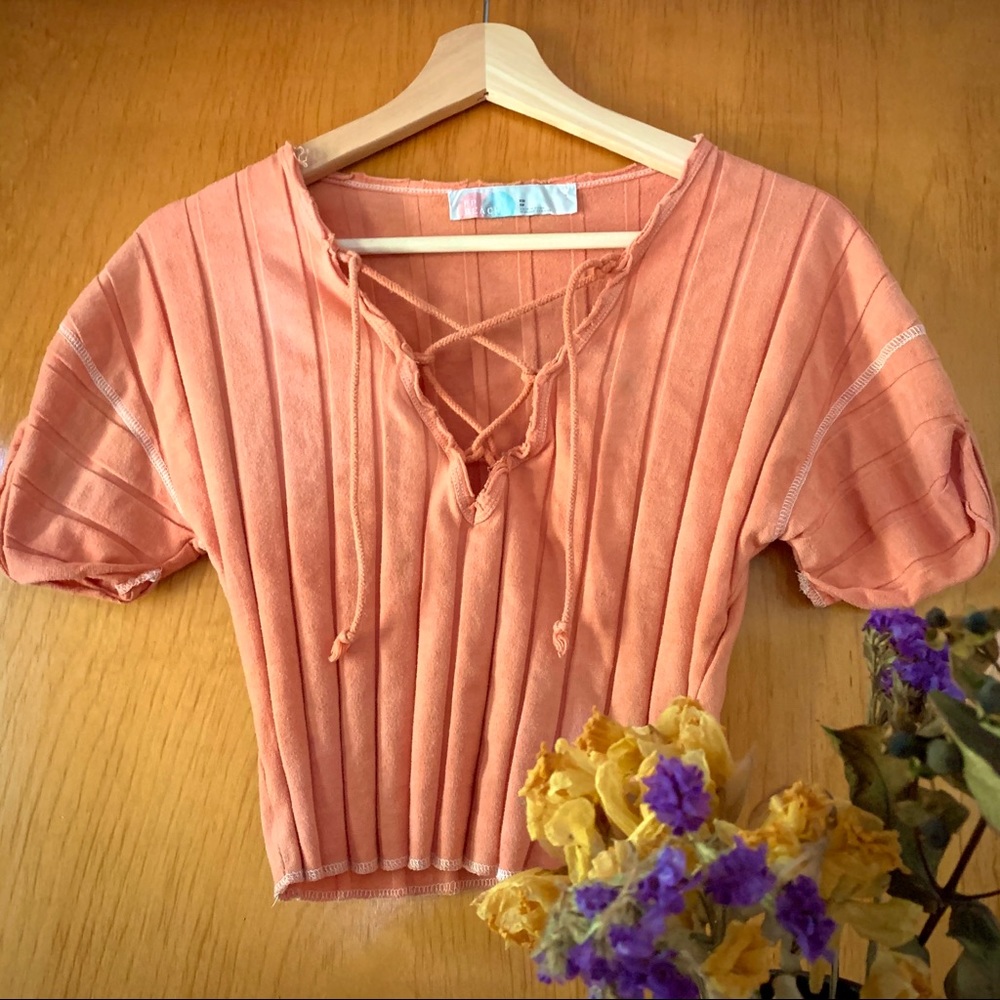 BOGO! Free People Beach Orange Boho Crop Top